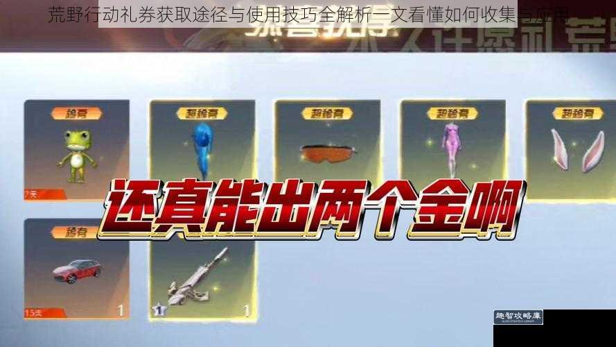 荒野行动礼券获取途径与使用技巧全解析一文看懂如何收集与应用