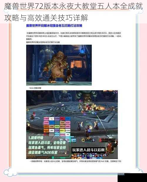 魔兽世界72版本永夜大教堂五人本全成就攻略与高效通关技巧详解