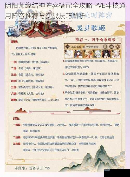 阴阳师缘结神阵容搭配全攻略 PVE斗技通用阵容推荐与实战技巧解析