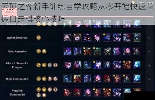 云顶之弈新手训练自学攻略从零开始快速掌握自走棋核心技巧