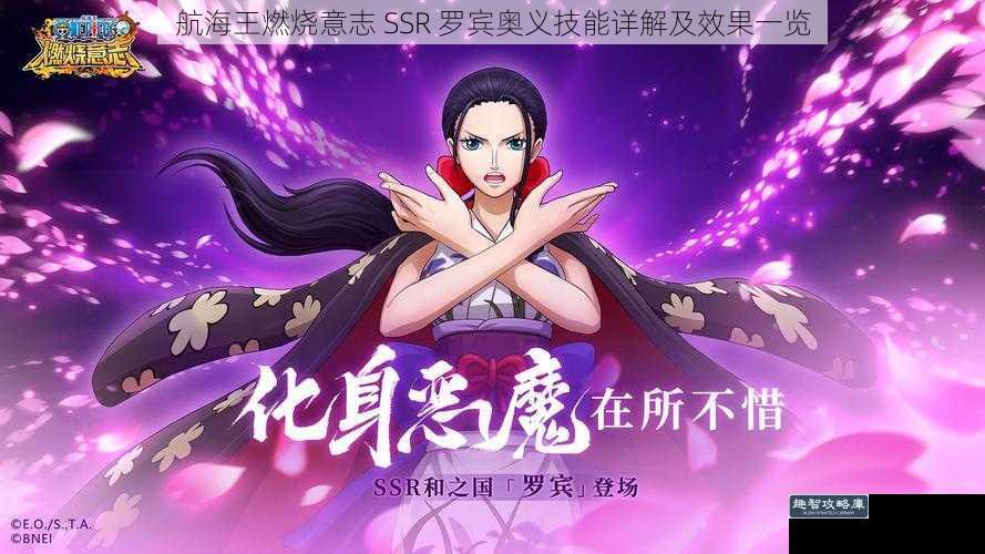 航海王燃烧意志 SSR 罗宾奥义技能详解及效果一览