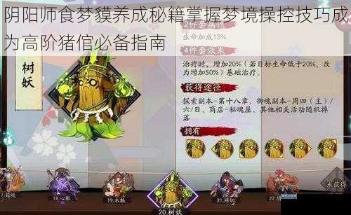 阴阳师食梦貘养成秘籍掌握梦境操控技巧成为高阶猪倌必备指南
