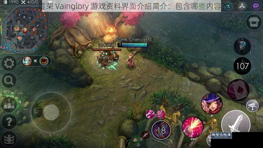 虚荣 Vainglory 游戏资料界面介绍简介：包含哪些内容？